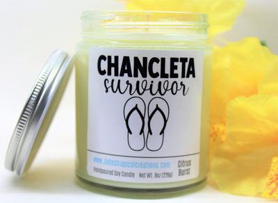 Chancleta Survivor - Natural Soy Wax Candle