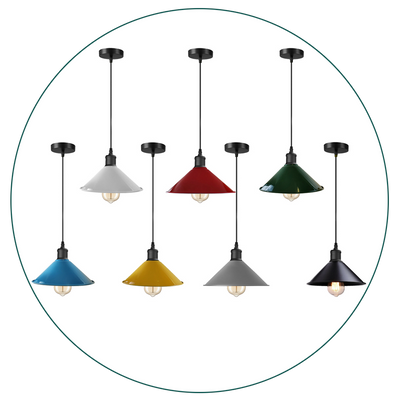 Metal Cone Shape Pendant Light - Pendant Lights - $80.99