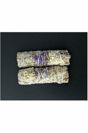 Sage, lavender, eucalyptus and Sinuata Flower Smudge Sticks