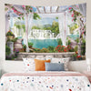 Window Scenery Tapestry - Vacations Themes Landscapes