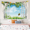 Window Scenery Tapestry - Vacations Themes Landscapes