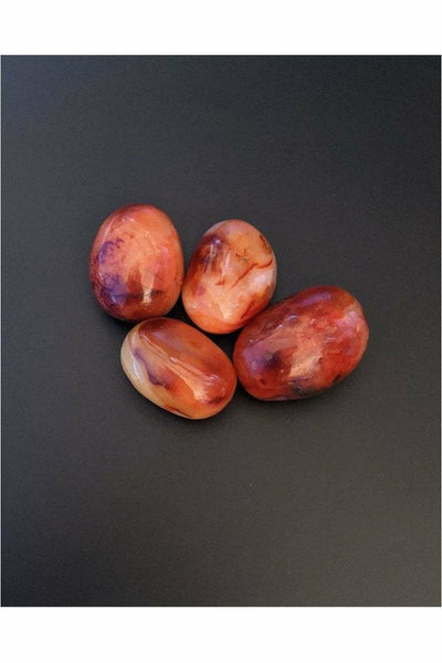 Tumbled Carnelian Gallet stones