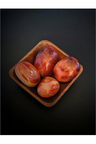 Tumbled Carnelian Gallet stones