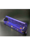 Violet Painted Coffin Incense Holder Smoke Box