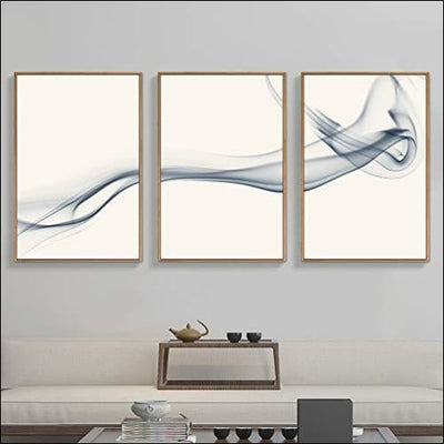 Abstract Zen 3PC Framed Canvas Painting - Framed Canvas Painting - $270.99
