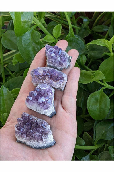 Raw Amethyst Druzy Cluster