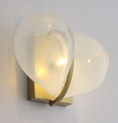 Balloon Hand-Blown Glass & Brass Wall Light - WALL LAMP - $610.99