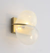 Balloon Hand-Blown Glass & Brass Wall Light - WALL LAMP - $610.99