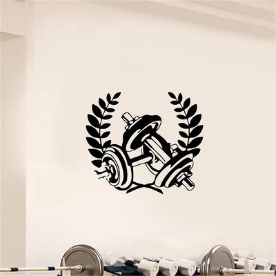 Dumbbell Home Gym - Decorative Wall Stickers