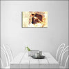 Blazing Kitty Framed Canvas Painting - Framed Canvas Painting - $102.99