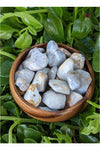 Blue Chalcedony Tumbled stones