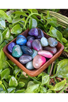 Tumbled Bright Dyed Agate Stones