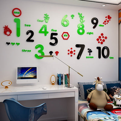 Learn Your Numbers - Children Bedroom Wall Decor