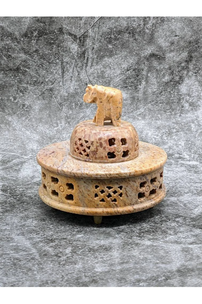 Soapstone Elephant incense holder