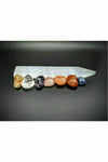 7 Chakra Crystal Set with Selenite Charging Tray