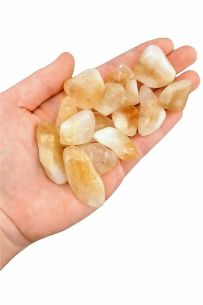 Tumbled Citrine crystal - Courage & Optimism - 1 pc
