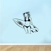 A Girl and Her Surfboard - Decorative Wall Stickers