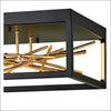 Flush Mount Ceiling Lamp - Cubed Gold Copper - Flush Mount Ceiling Lamp - $2650.99