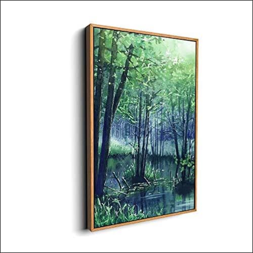Dazzling Forest Rivers Framed - Canvas Wall Art - Canvas Wall Art - $163.99