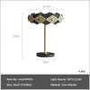 Marble Brass Table Lamp -  Golden - Table Lamp - $1059.99