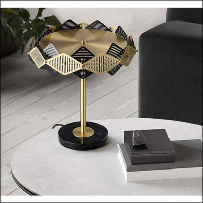 Marble Brass Table Lamp -  Golden - Table Lamp - $1059.99