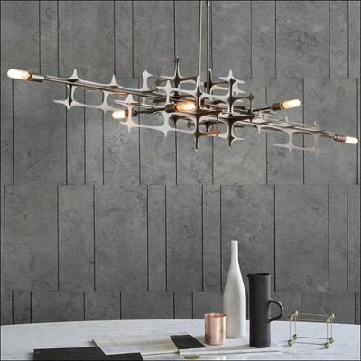 Designer Chandelier Ceiling Lamp -  Iron Steel Matrix - Chandelier - $15322.99