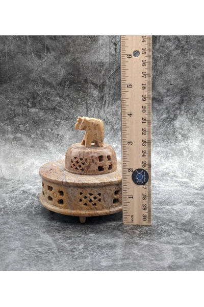 Soapstone Elephant incense holder