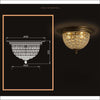 European Antique Gold Crystal Ceiling Lamp - Ceiling Lamp - $1782.99