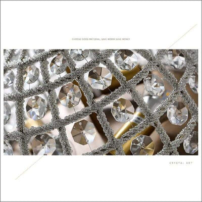 European Antique Gold Crystal Ceiling Lamp - Ceiling Lamp - $1782.99