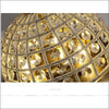 European Antique Gold Crystal Ceiling Lamp - Ceiling Lamp - $1782.99