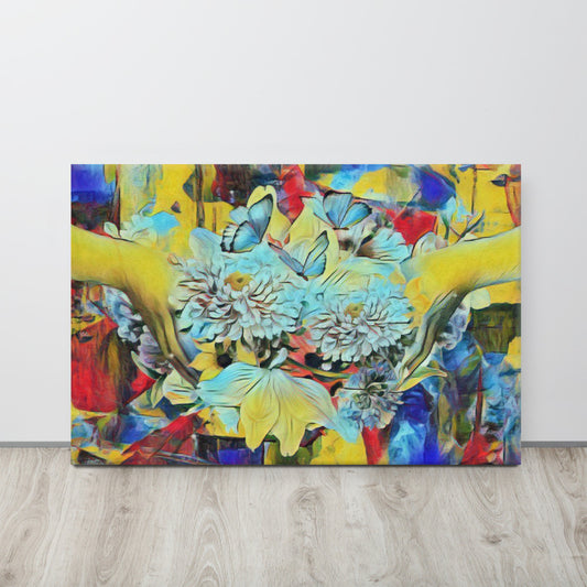 FIORI PER DUE SK.EZ Canvas by Gianneli - Wall Art - $1408.99