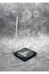 Buddha Flower of Life incense holder plate
