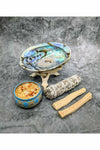 Smudge Kit - with Frankincense & Myrrh Healing Candle