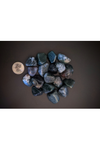 Tumbled Green Moss agate crystals - Balance & Abundance - 1 pc