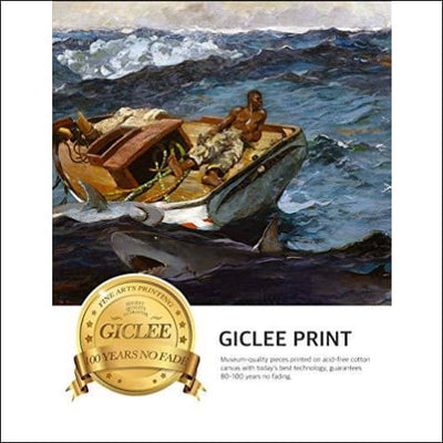 The Gulf Stream Framed - Canvas Wall Art - Framed Canvas Painting - $430.99
