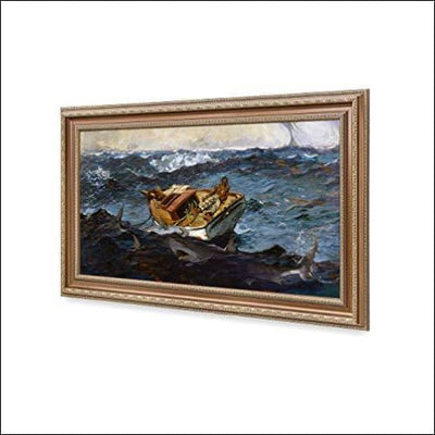The Gulf Stream Framed - Canvas Wall Art - Framed Canvas Painting - $430.99