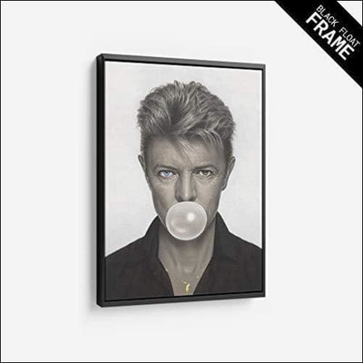 Framed Gum David Bowie Canvas Painting - Framed Canvas Painting - $1317.99