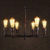 Iron Retro Ceiling Lamp - Handmade Wrought - Ceiling Lamp - $1090.99