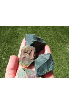 Raw Bloodstone (Heliotrope) Powerful Healing Crystal - 1 pc