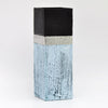 Stone imitation glass vase | Table vase 12 inch | Handpainted vase for flowers | Art Glass Square Vase | Interior Design | Home Decor