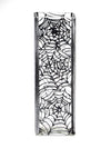 Glass Vase | Square vase | Art Decorated Glass Vase for flowers | Table vase 12 inch | Interior Design | Black Spiderweb