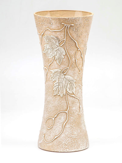 Handpainted Glass Vase for Flowers | Painted Art Glass Vase | Interior Design Home Room Decor | Table vase 12 inch