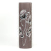 Handmade decorated vase | Glass vase for flowers | Cylinder Vase | Interior Design | Home Decor | Large Floor Vase 16 inch