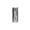 Glass Vase | Square vase | Art Decorated Glass Vase for flowers | Table vase 12 inch | Interior Design | Black Spiderweb