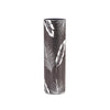 Tropical leaves decorated vase | Glass vase for flowers | Cylinder Vase | Interior Design | Home Decor | Large Floor Vase 16 inch