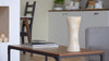 Handpainted Glass Vase for Flowers | Painted Art Glass Vase | Interior Design Home Room Decor | Table vase 12 inch