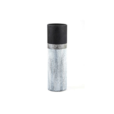 Blue stone imitation vase | Glass vase for flowers | Cylinder Vase | Interior Design | Home Decor | Large Floor Vase 16 inch