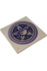 Pentacle incense stick holder tile