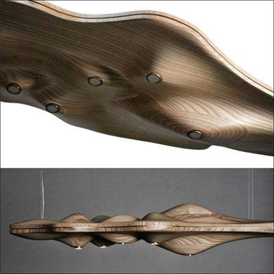 Japanese Ash Ceiling Lamp - Wood Pendant - Ceiling Lamp - $7395.99