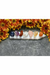 7 Chakra Crystal Set with Selenite Charging Tray